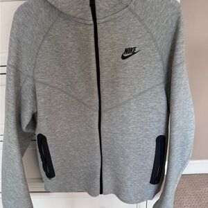 Nike Tech Gray Full-Zip Hoodie